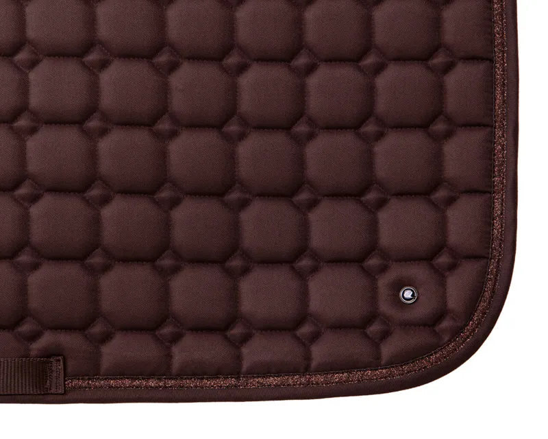 QHP Hailyn Saddle Pad GP in Brown-1